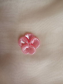 Korálky - Plastové korálky - kvietky (ružová svetlá) - 14379515_