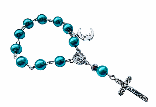 Náhrdelníky - Ruženec  - 14381083_