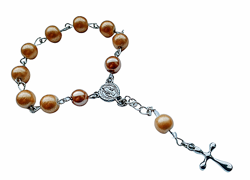 Náhrdelníky - Ruženec  - 14381089_