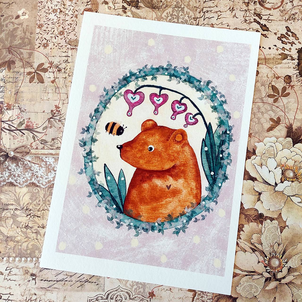 Medvedík - fine art print