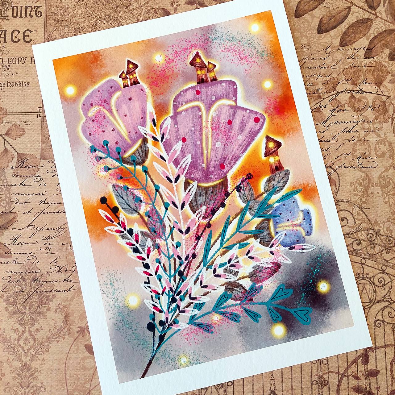 V bezpečí - fine art print