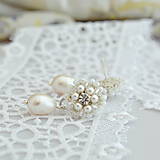 Náušnice - Vintage perlové náušnice (Ag925) (Ivory ceylon pearl) - 14383710_