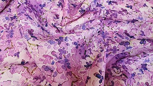 Textil - 100% ľan 170 g Orgován - 14383623_