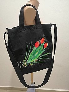 Veľké tašky - Taška 3 tulipány - 14382322_