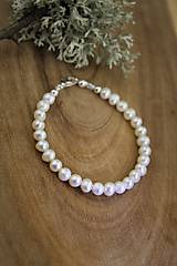  pravé perly náramok  - perly kvalita A