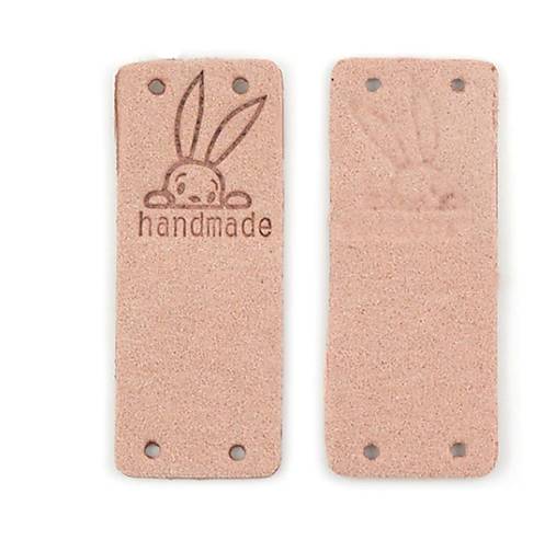 NT101 Koženková nášivka Handmade 2 x 5 cm