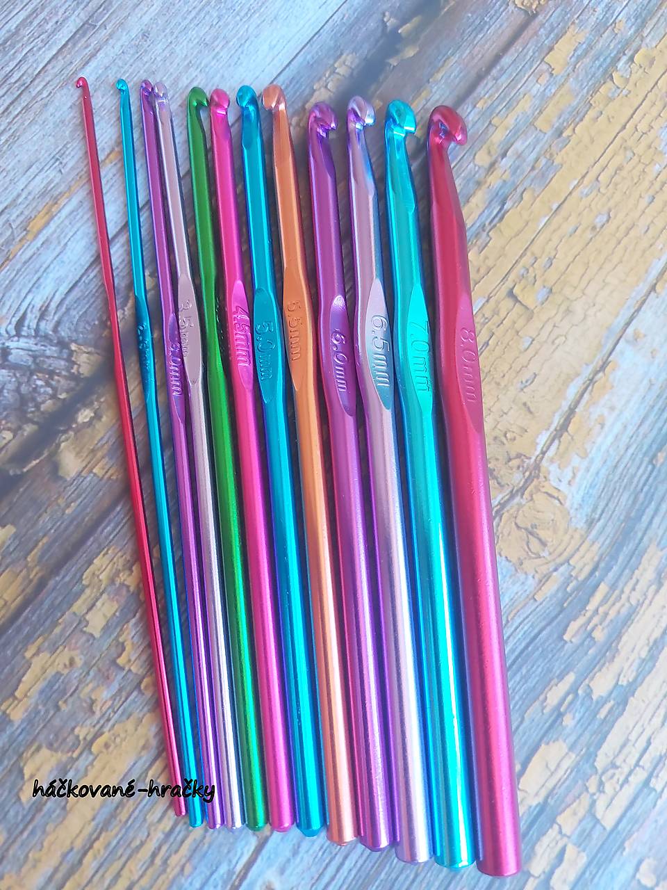 Sada kovových háčikov - 12ks