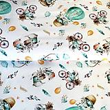 Textil - zajko na balóne, 100 % predzrážaná bavlna Španielsko, šírka 150 cm - 14394902_