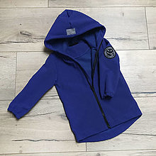 Detské oblečenie - Detská softshell bunda smiley - basic blue - 14394350_