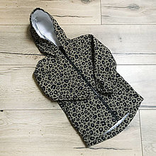 Detské oblečenie - Detská softshell bunda - leopard khaki - 14394462_