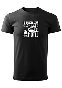 Pánske oblečenie - Pánske tričko "5 billion star hotel" - 14395376_