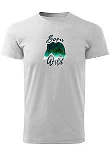 Pánske oblečenie - Pánske tričko "Born to be wild" - 14396438_