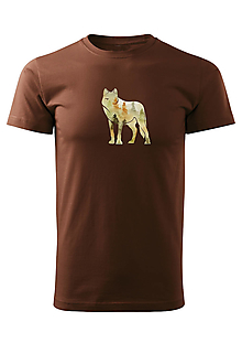 Pánske oblečenie - Pánske tričko "Wolf & Forest" - 14396457_
