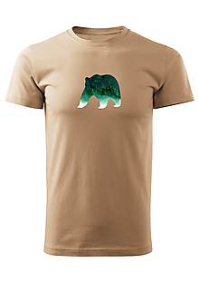 Topy, tričká, tielka - Pánske tričko "Medvěd & Les" - 14396555_