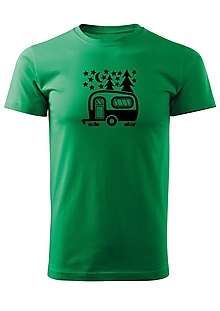Pánske oblečenie - Pánske tričko "Caravan life" - 14396645_