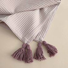 Úžitkový textil - Wafle osuška - svetloružová - 14400150_