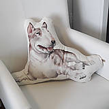 Úžitkový textil - Vankúš v tvare psa Bulteriér - 14398681_
