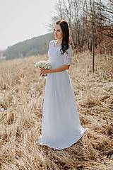 Tehotenské oblečenie - Tehotenské svadobné šaty  - Mellien - 14400539_