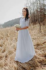 Tehotenské oblečenie - Tehotenské svadobné šaty  - Mellien - 14400540_