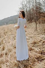 Tehotenské oblečenie - Tehotenské svadobné šaty  - Mellien - 14400555_