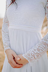 Šaty - Tehotenské svadobné šaty – Mexy - 14400764_