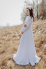 Šaty - Tehotenské svadobné šaty – Mexy - 14400766_