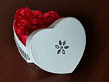 Dekorácie - Flower box - srdce malé - 14396988_