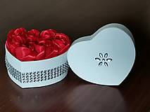Dekorácie - Flower box - srdce malé - 14396989_