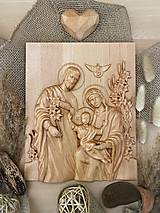 Obrazy - Obraz Svätá rodina 21 x 27 cm - 14397733_