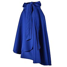 Sukne - ANNA - ELEGANTNÁ asymetrická zavinovacia sukňa (Modrá) - 14403707_
