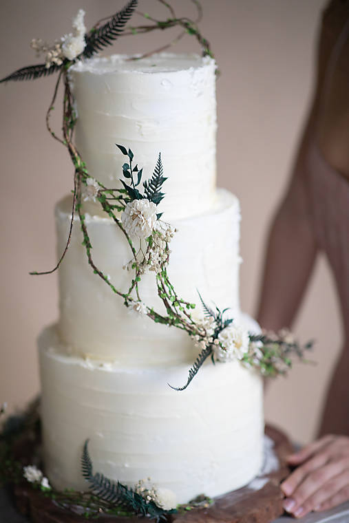Ozdoba na svadobnú tortu "ráno na čistinke"