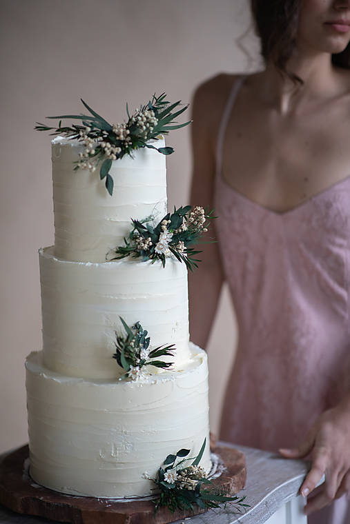 Ozdoby na svadobnú tortu "pohladenie rána"
