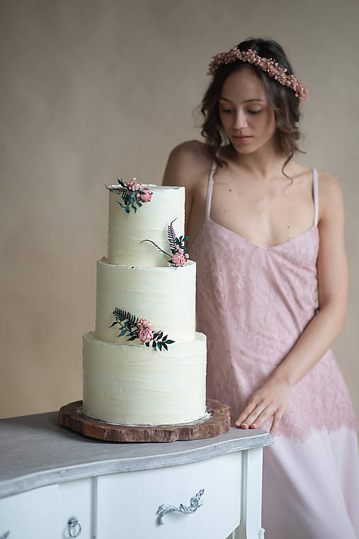 Ozdoby na svadobnú tortu "dotyk láskavých slov"