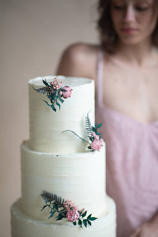 Ozdoby na svadobnú tortu "dotyk láskavých slov"