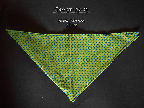 Pre zvieratá - Hotové šatky pre psíka (ihneď k odoslaniu) (Šatka pre psíka #9) - 14402220_