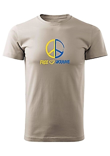 Pánske oblečenie - Pánske tričko "Free Ukraine!" - 14401035_