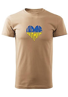 Pánske oblečenie - Pánske tričko "♥ Ukraina" - 14401247_