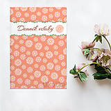 Papiernictvo - Denník vďaky Floral - skoro sedmikrásky - 14404354_