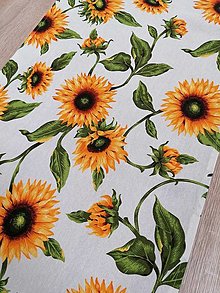 Úžitkový textil - Štóla (Slnečnice 45 x 133 cm) - 14406120_