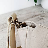 Kabelky - Piñatex® CUTE bag - prírodná biela - 14409497_