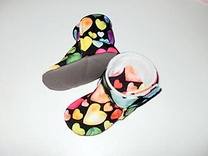 Detské topánky - softshellové čižmičky do nosiča - 14409601_