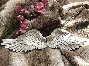 Polotovary - Biele anjelské krídla - 14411897_