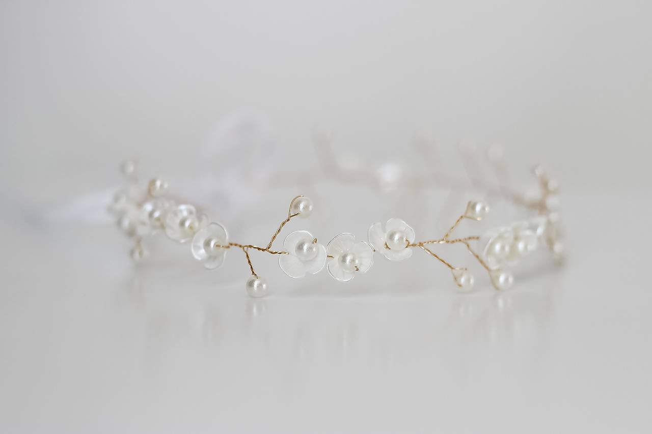 Svadobná čelenka 03