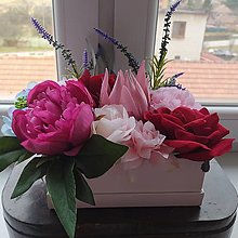 Dekorácie - Kvetinový box - 14413209_