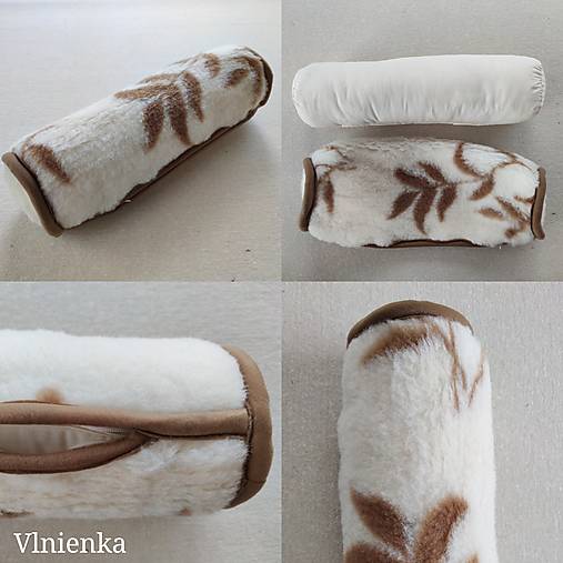 Úžitkový textil - Zdravotný valček  na spanie 100% ovčie rúno Merino Lux Vetvička - 14418724_