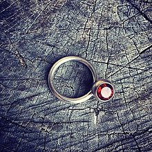 Prstene - Strieborný prsteň - Slnko - 14418811_