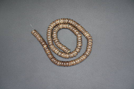 Korálky - Kokosový orech (disk) II 5-6-8-10 (8mm-105ks/42cm šnúra) - 14418690_