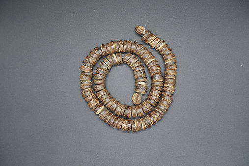 Korálky - Kokosový orech (disk) II 5-6-8-10 (10mm-100ks/40cm šnúra) - 14418693_