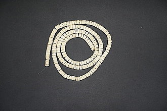 Korálky - Kokosový orech/61cm (disky) 5x2 (1) - 14417704_