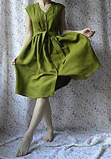 Šaty - Ľanové šaty Florere - 14418877_